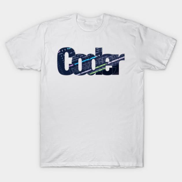 Coder T-Shirt by afternoontees